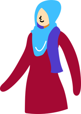 Portrait - Person In Headscarf